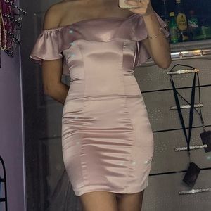 GB Pink satin dress Xs